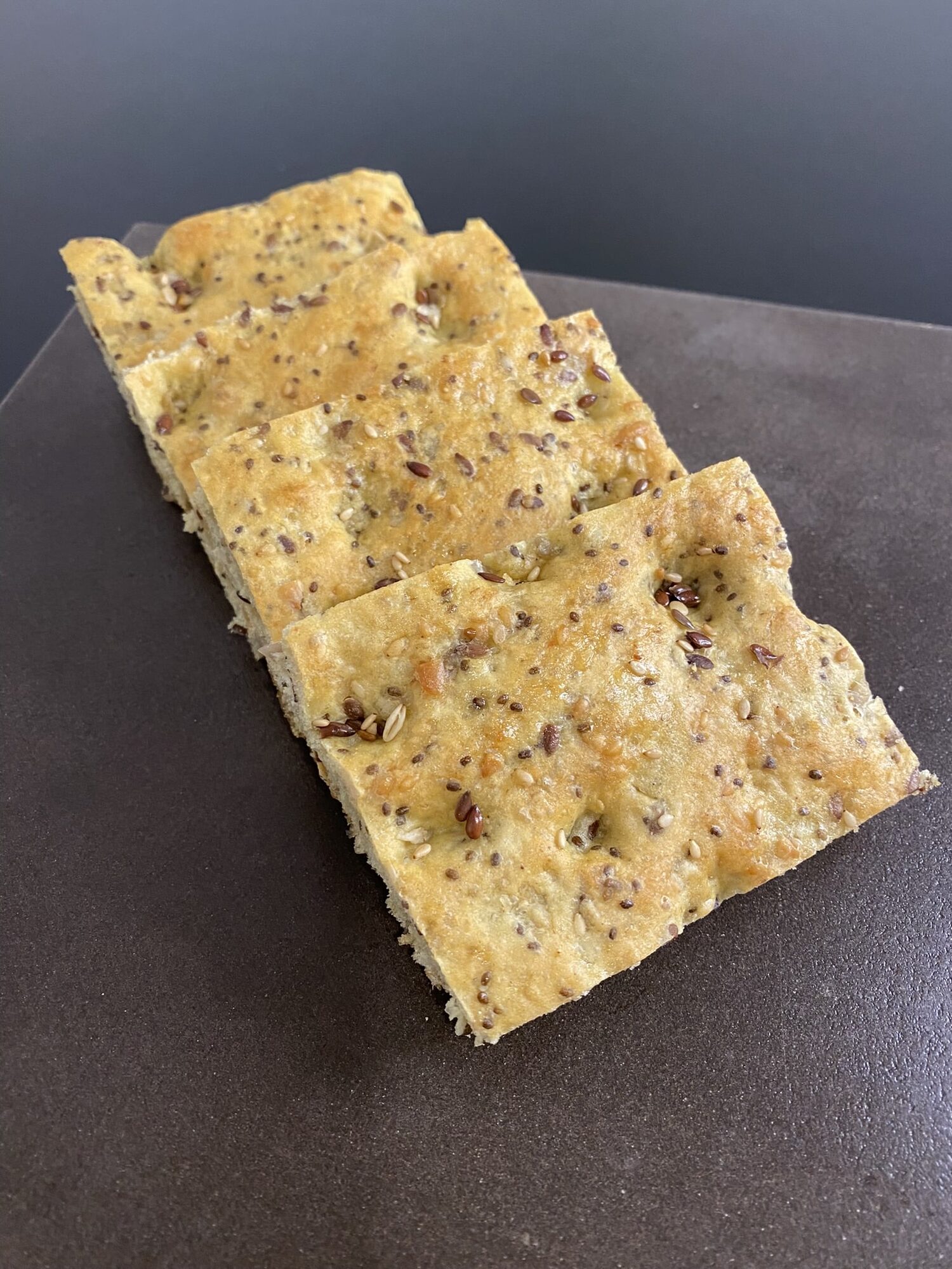 Focaccia ai semi di chia - Foto principale