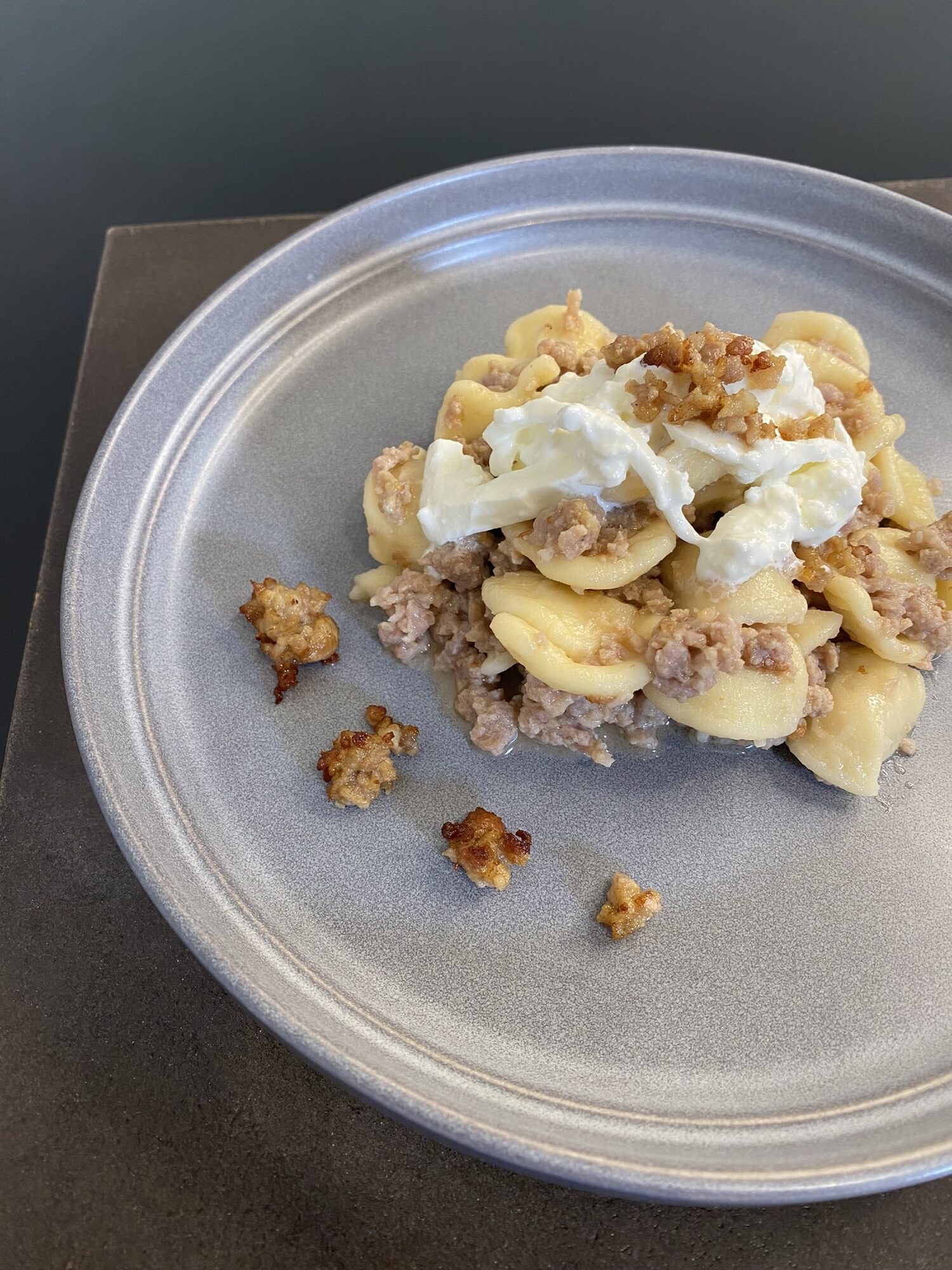 Orecchiette salsiccia e stracciatella - Foto 2
